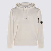Pulovere C.P. Company White Cotton Sweatshirt Barbati