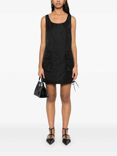 Rochii Prada Prada Re-Nylon Dress Black Femei (BM 18028194) 2