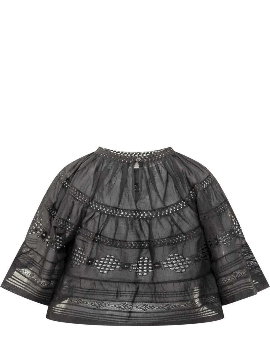 Topuri Isabel Marant Isabel Marant toile Top Dilama Black Femei (BM 18028539) 2