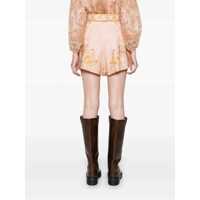 Pantaloni casual ZIMMERMANN Dama - Pantaloni casual ZIMMERMANN Zimmermann Shorts CREAMPINK Femei (BM 18028578) - B-mall.ro