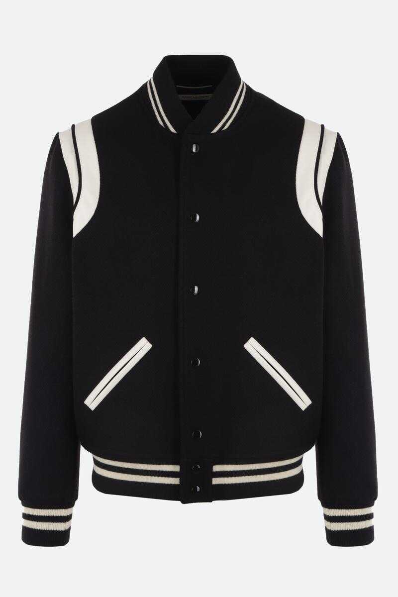 Paltoane Saint Laurent Saint Laurent Coats Black Barbati (BM 18028788) 1