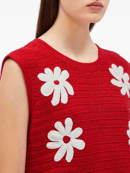 Topuri MSGM Msgm Top RED Femei (BM 18028797) 5
