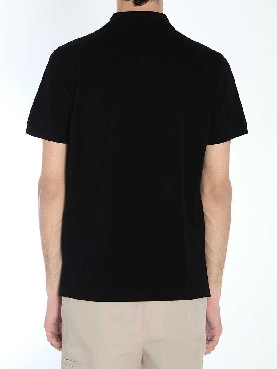 Tricouri Polo Fendi Ff Polo Shirt Black Barbati (BM 18028806) 4