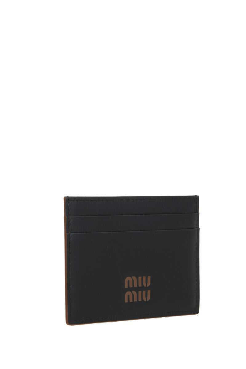 Portofele Miu Miu Miu Miu Wallets BLACKCOGNAC Femei (BM 18029388) 2