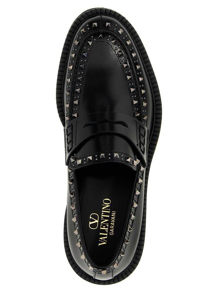 Mocasini Valentino Garavani Valentino Garavani Valentino Garavani Gentleglam Loafers Black Barbati (BM 18029445) 4