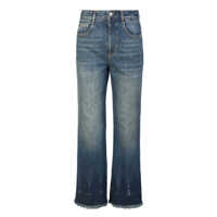 Blugi Stella McCartney Flared Crop Denim Jeans Femei