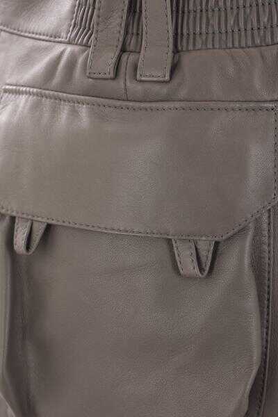 Fuste Saint Laurent Saint Laurent  Skirts GRIS MACADAM Femei (BM 18030111) 5