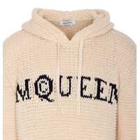 Topuri Alexander McQueen pentru Barbati - Bluze de trening Alexander McQueen Alexander McQueen Inlaid Logo Hoodie MULTICOLOR Barbati (BM 18030585) - B-mall.ro