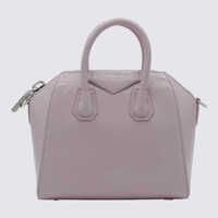 Genti de mana Givenchy Pink Leather Antigona Top Handle Bag Femei