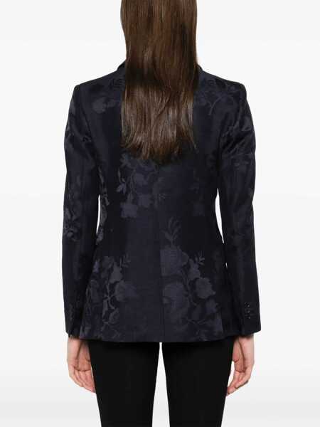 Geci P.A.R.O.S.H. P.A.R.O.S.H. Single-Breasted One Button Jacket BLUE Femei (BM 18031695) 4