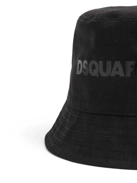 Sepci DSQUARED2 DSQUARED2 Hat Black Barbati (BM 18032388) 3