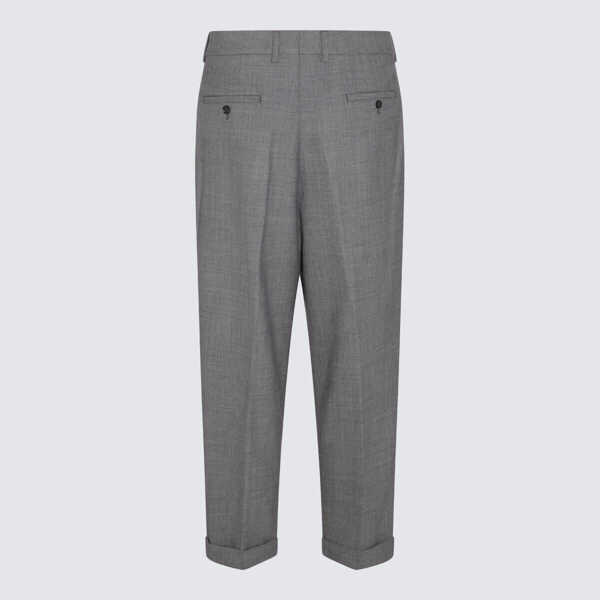 Pantaloni AMI Paris AMI Paris Grey Wool Blend Pants MULTICOLOR Barbati (BM 18032418) 2