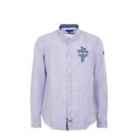 Camasi La Martina Shirt In Linen Barbati