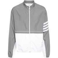 Geci Thom Browne Mid Grey And White Casual Jacket Barbati