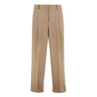 Pantaloni casual Peserico Stretch Cotton Trousers Femei