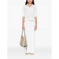 Imbracaminte Dama pagina 505 - Tricouri Polo Max Mara Max Mara Pavidi Linen Polo Shirt WHITE Femei (BM 18033417) - B-mall.ro