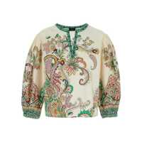 Bluze Etro Floral-Printed Blouse Femei