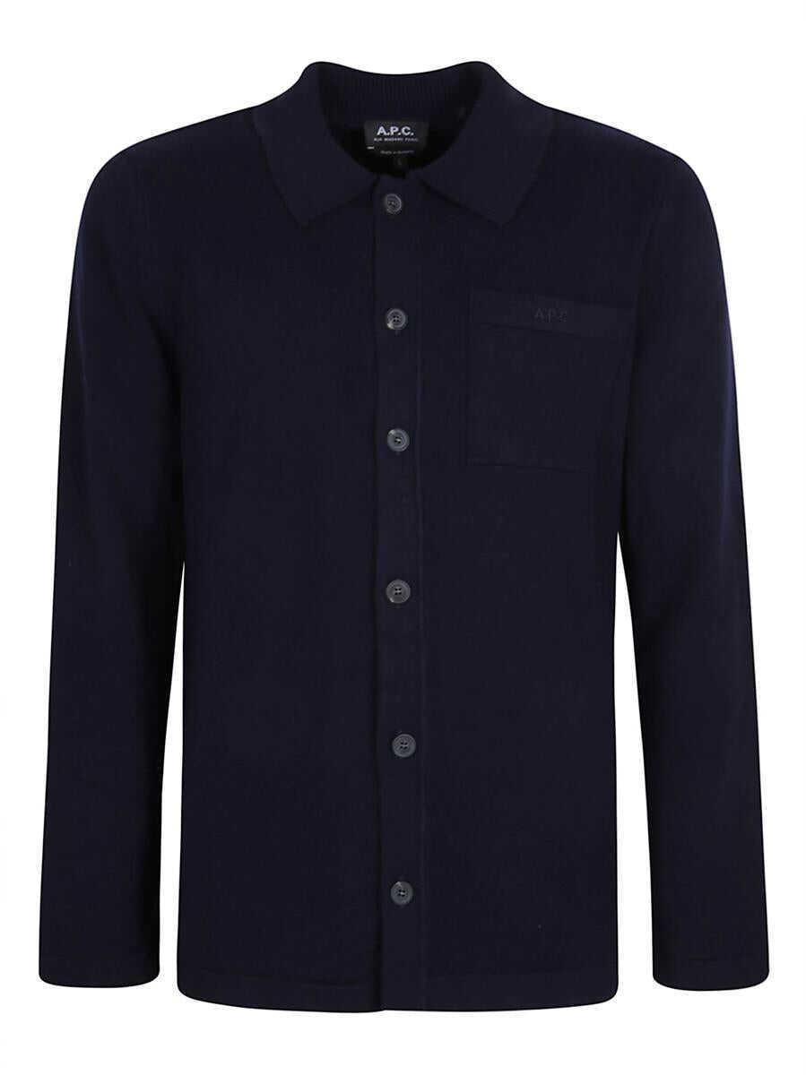 Geci A.P.C. A.P.C. Jacket BLUE Barbati (BM 18034305) 1