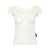 MARINE SERRE Marine Serre Recycled Mesh Flock Open Neck Top WHITE