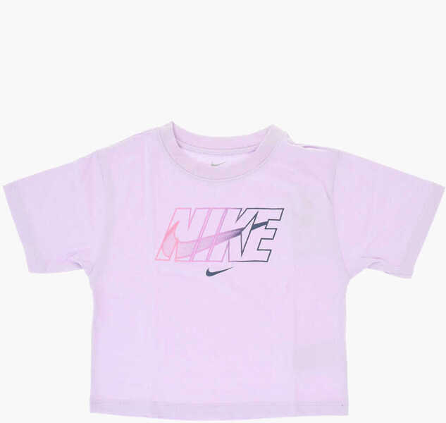 Tricouri Nike Logo Printed T-Shirt And Shorts Set Blue Baieti (BM 18034840) 2