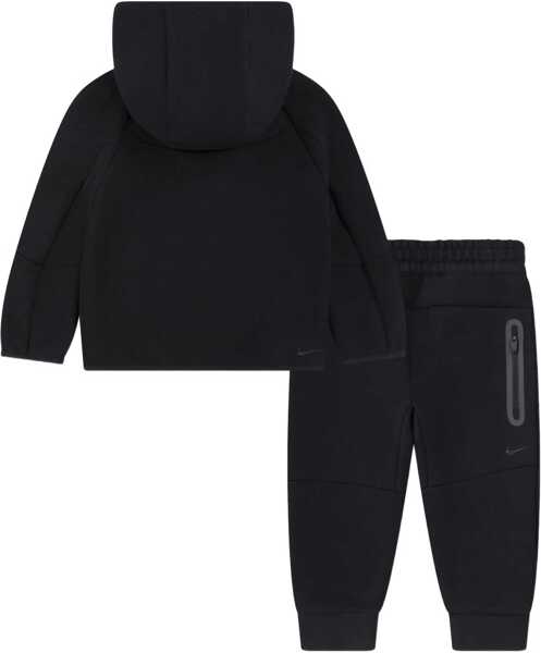 Pantaloni de trening Nike Solid Color Sweatshirt And Joggers Set With Tone On Tone Log Black Baieti (BM 18034846) 2