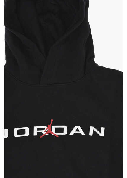 Bluze de trening Nike Air Jordan Solid Color Hoodie With Contrasting Logo Black Baieti (BM 18034852) 2
