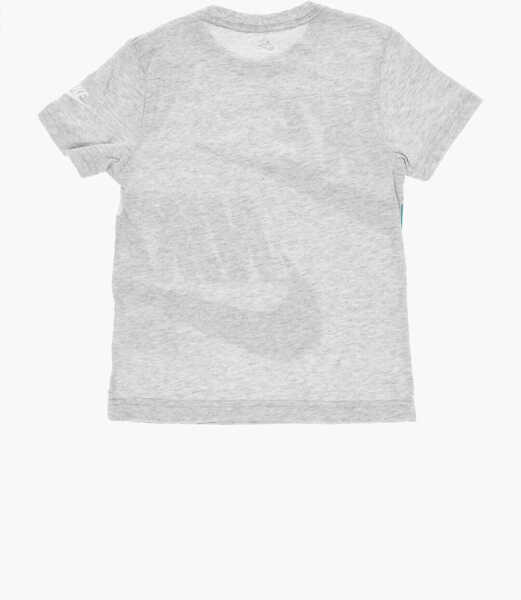 Tricouri Nike Logo Printed Shorts And Crew-Neck T-Shirt Set Blue Baieti (BM 18034870) 4