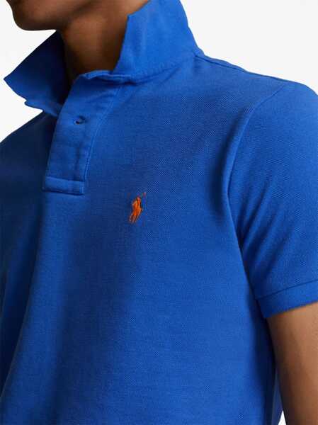 Tricouri Polo Ralph Lauren Pique polo shirt Blue Barbati (BM 18034980) 5