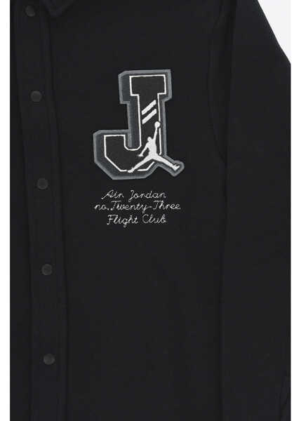 Jachete Nike Air Jordan Fleeced Cotton Court Of Legends Overshirt With Br Black Baieti (BM 18035017) 2