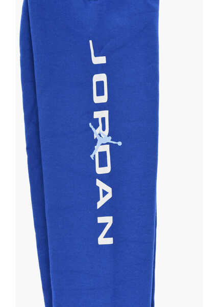 Pantaloni de trening Nike Air Jordan Brushed Cotton Joggers With Contrasting Logo Blue Baieti (BM 18035032) 2