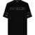 DSQUARED2 Cotton Crew-Neck T-Shirt With Embossed Ton On Ton Logo Black