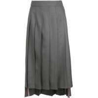 Fuste casual Pleated Midi Skirt Femei