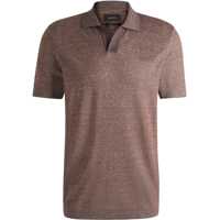 Tricouri Polo Hugo Boss Polo Shirt In Cotton, Linen And Silk