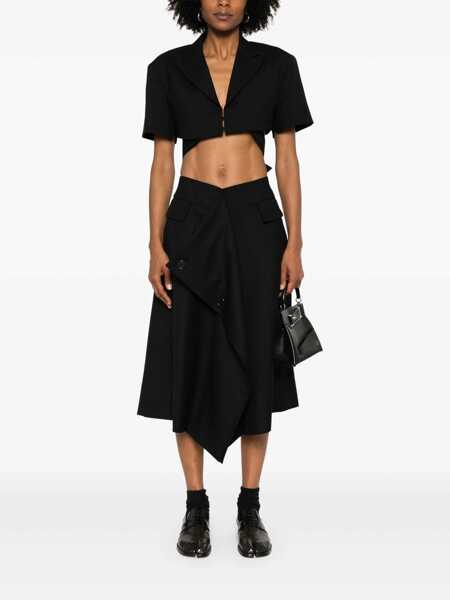 Fuste NOIR KEI NINOMIYA Noir Kei Ninomiya Skirts Black Femei (BM 18037551) 2