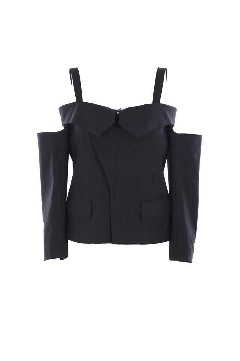 Geci NOIR KEI NINOMIYA Noir Kei Ninomiya Jackets Black Femei (BM 18037566) 1