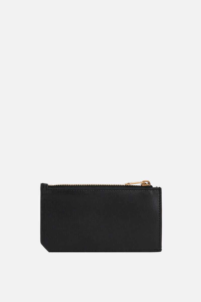 Portofele Saint Laurent Saint Laurent  Wallets Black Barbati (BM 18037812) 3