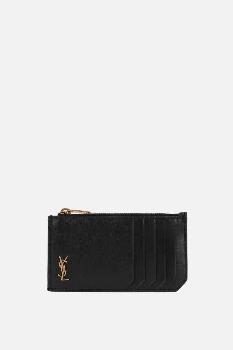 Portofele Saint Laurent Saint Laurent  Wallets Black Barbati (BM 18037812) 1