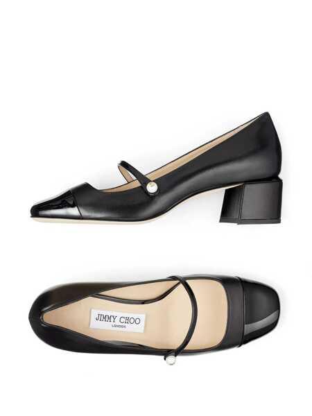 Pantofi cu toc Jimmy Choo Jimmy Choo Elisa Patent Leather Pumps Black Femei (BM 18039066) 4