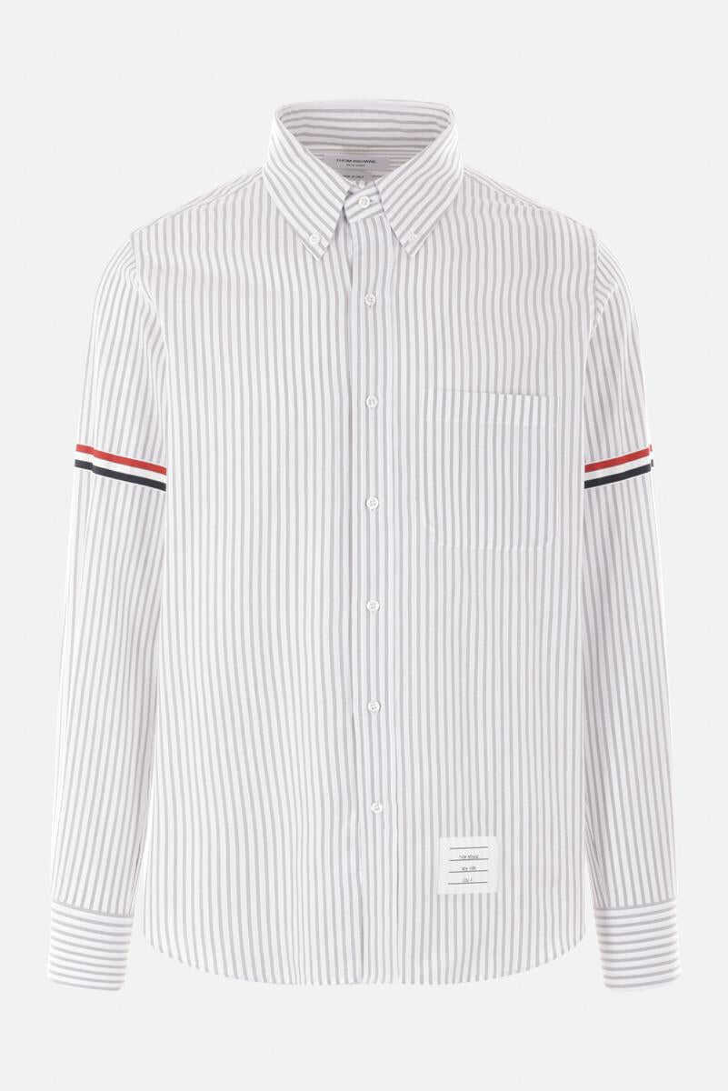 Camasi Thom Browne Thom Browne Shirts Grey Barbati (BM 18039849) 1