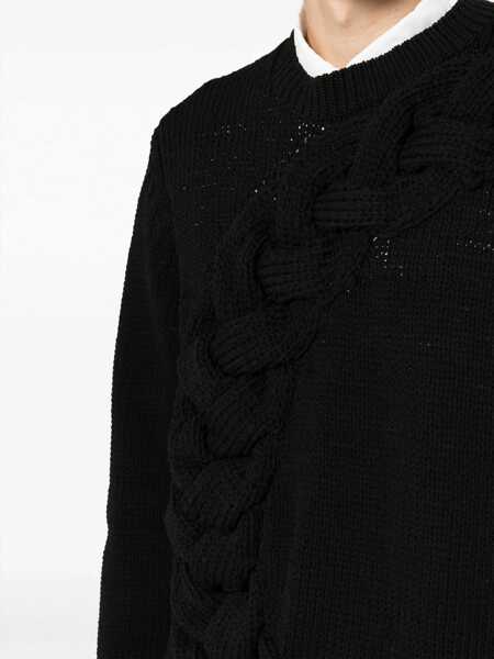 Pulovere COMME DES GARONS HOMME PLUS Comme Des Garons Homme Plus Sweaters Black Barbati (BM 18040002) 5
