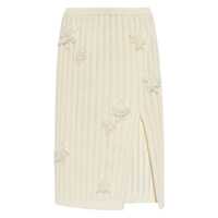 Fuste Casablanca White Skirt With Patches Femei
