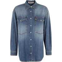 Camasi Semicouture Valeriane Denim Cotton Shirt Femei