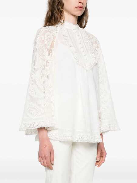 Bluze ZIMMERMANN Ramie blouse Ascension Beige Femei (BM 18041181) 3