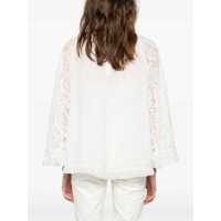 Topuri Dama - Bluze ZIMMERMANN Ascension Lace Yoke Tunic Beige Femei (BM 18041181) - B-mall.ro