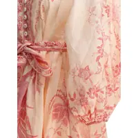 Rochii ZIMMERMANN Dama - Rochii elegante ZIMMERMANN Lucky Plunge Mini Dress Pink Femei (BM 18041187) - B-mall.ro