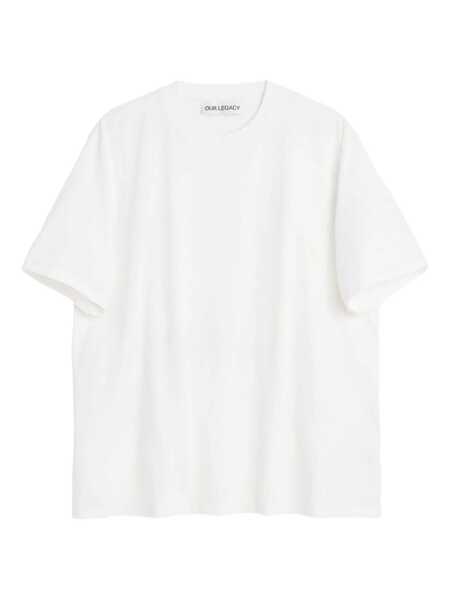 Tricouri OUR LEGACY Sea View print  Box T-shirt White Barbati (BM 18041322) 1