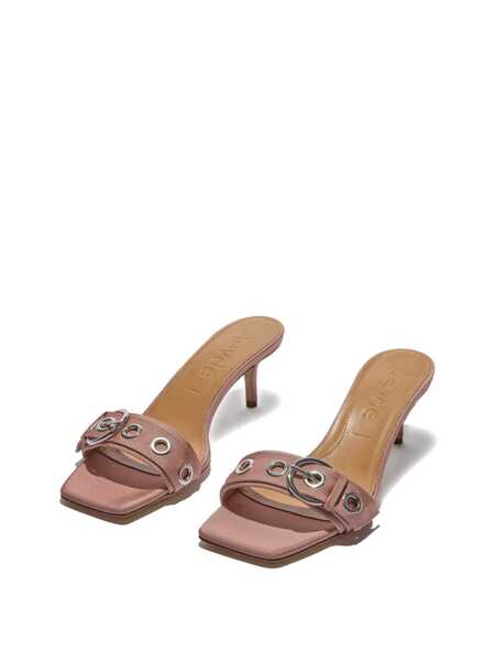 Sandale AEYDE Ilvy Eyelet Grosgrain 55 mm Mules Pink Femei (BM 18041364) 2