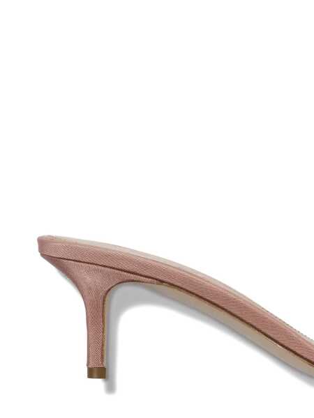 Sandale AEYDE Ilvy Eyelet Grosgrain 55 mm Mules Pink Femei (BM 18041364) 4