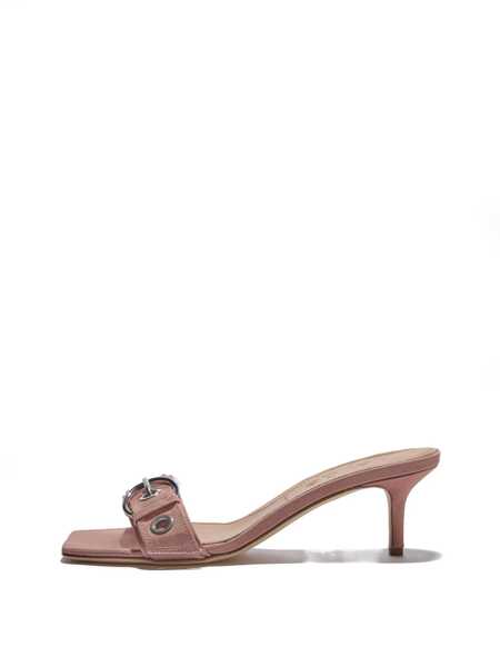 Sandale AEYDE Ilvy Eyelet Grosgrain 55 mm Mules Pink Femei (BM 18041364) 1