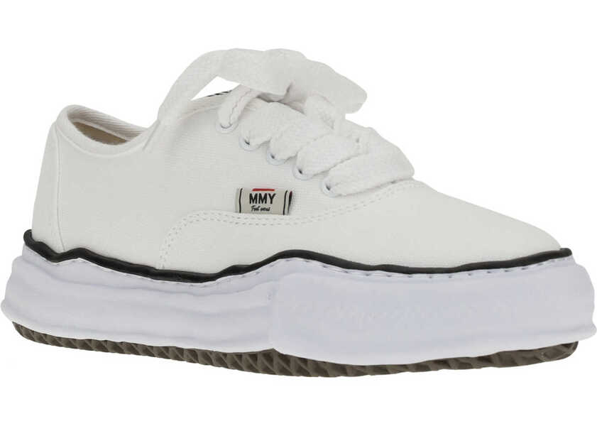 Sneakers MAISON MIHARA YASUHIRO Cotton Sneakers WHITE Femei (BM 18041635) 2